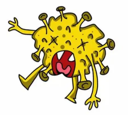 卡通冠状病毒简笔画图片大全
