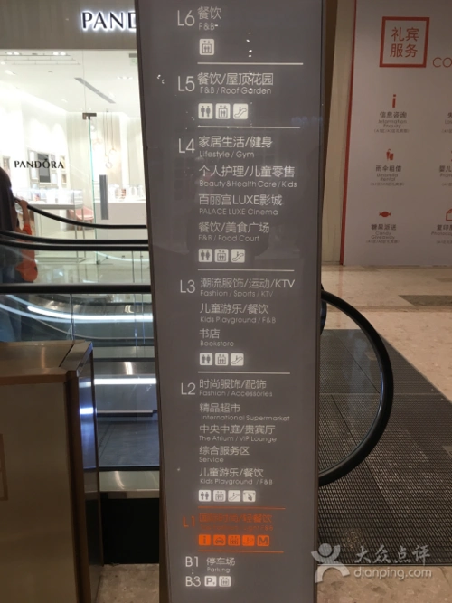 壹方购物中心楼层分布图片 - 第0张