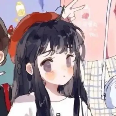 动漫头像女闺密可爱 高清可爱的呆萌动漫女生头像闺蜜图片_女生头像