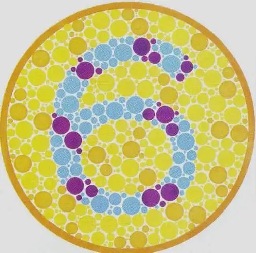 车管所色盲测试图,能看出图3是神人,大多数因此不能考驾照!