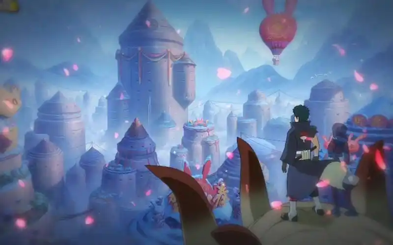 如果你可以一直这样陪我看这木叶村该多好琳#火影忍者 #游戏背景