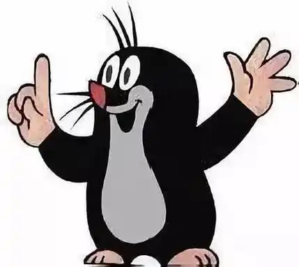 小鼹鼠哭了简笔画