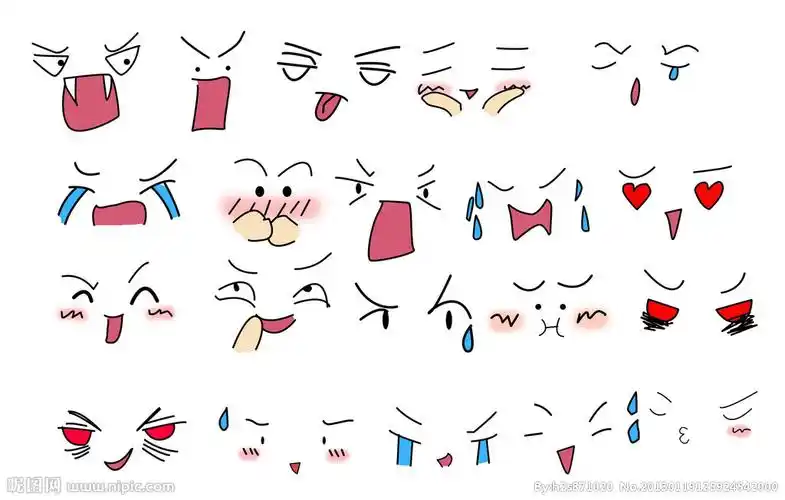手绘卡通表情图片