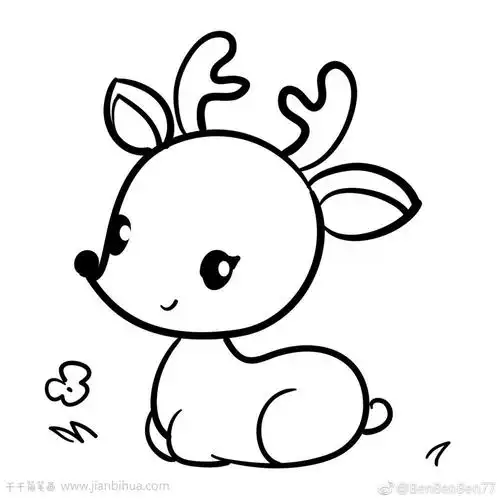 小鹿斑比简笔画小鹿斑比简笔画 作品来源:benbenben77的微博