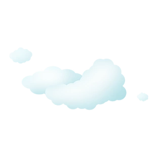 云彩可爱卡通卡通黑色猫咪坐在云彩上原创元素云卡通云彩白云天空全