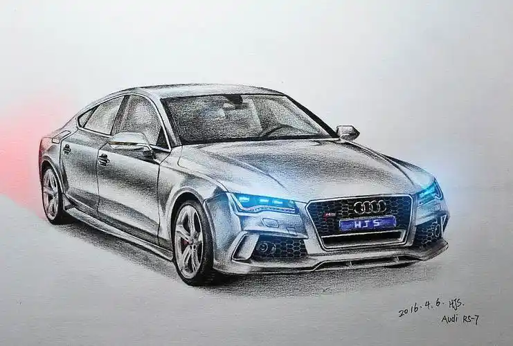 画跑车画跑车法拉利