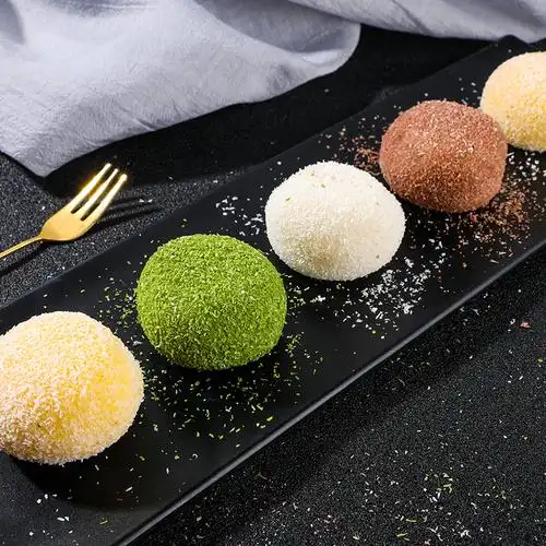 大福日本米团糯米甜点芒果日式可可甜品雪媚娘传统糕点