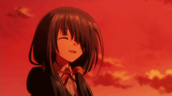 时崎狂三约会大作战开心跳蹦跶骑马大笑gif动图_动态图_表情包下载