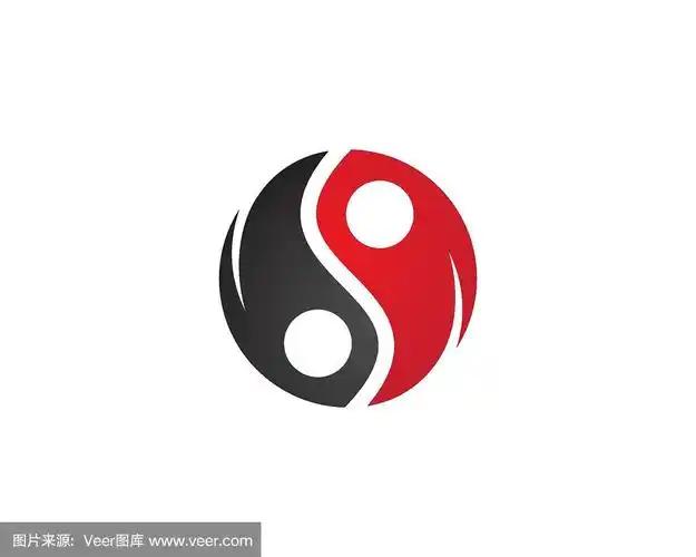 阴阳符,矢量,图标,自然,符号