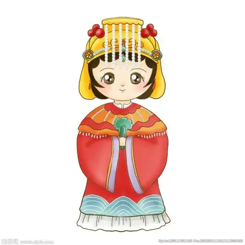 卡通妈祖儿童画图片