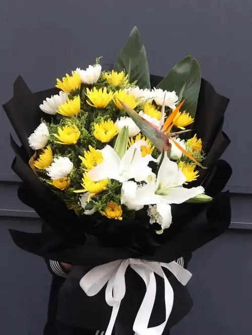 清明祭典菊花花束