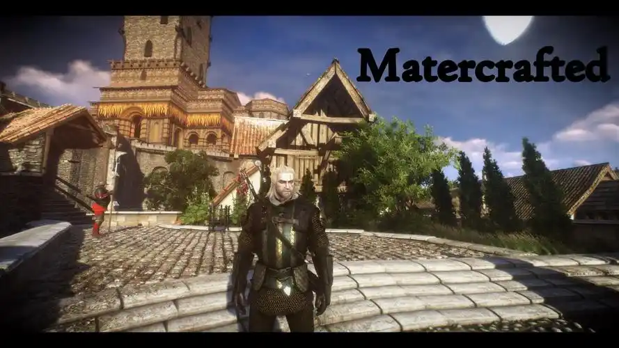 巫师3:狂猎 武器装备 狮鹫套黄金骑士 截图