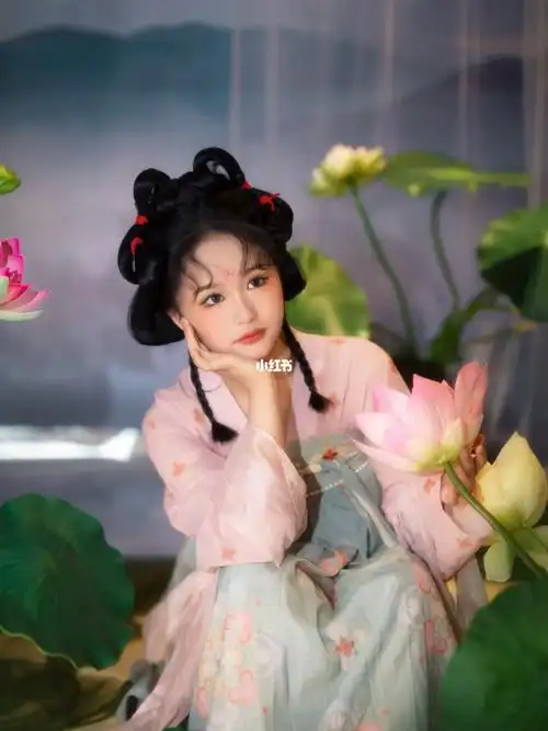 超适合圆脸的汉服发型教程