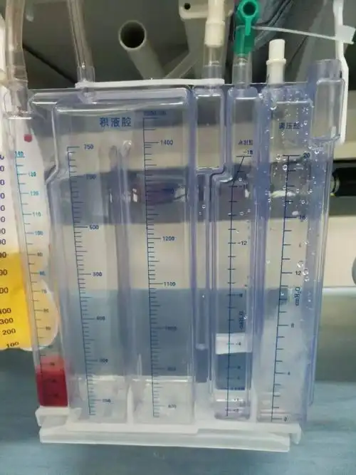 (二)三瓶负压水封瓶单瓶水封瓶比较常见,临床比较推崇三瓶负压吸引