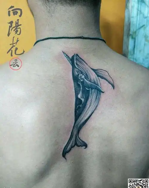 鲲纹身图片背部纹身图案