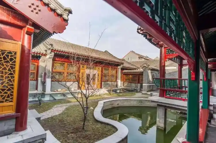 四合院北京二环里上下两层带水系1亿