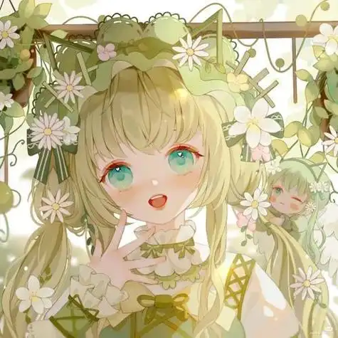 仙气可爱动漫女生头像抬头看一眼阳光我知道你和春天一起来了