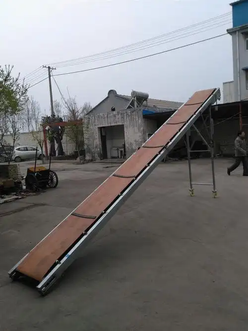 家用小型折叠输送机 -水泥厂装车用皮带机