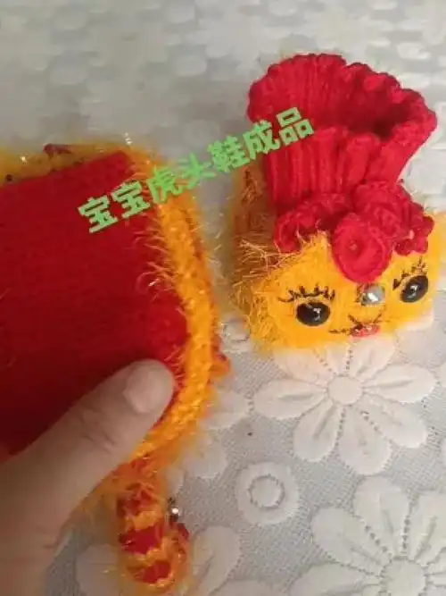 材料包在主页橱窗#爱生活爱编织 #宝宝虎头鞋编织教程