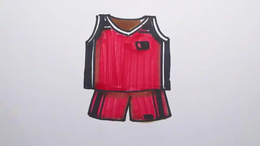 篮球服怎样画?