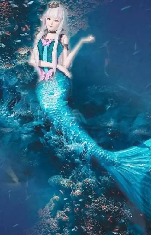 叶罗丽四位美女变身美人鱼陈思思清秀可爱毒夕绯成熟性感