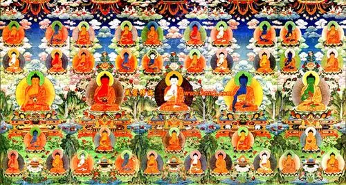 【五方佛圣像】
