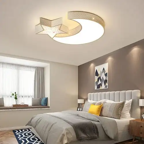 志高chigo卧室灯房间灯led吸顶灯现代简约家用书房儿童灯主卧灯具大全