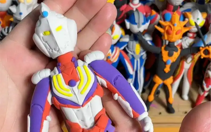 粘土挑战:机动迪迦奥特曼粘土教程