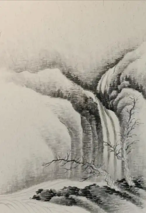 图一青绿山水图二青绿山水图三青绿山水完成图米点皴图一米点皴图二