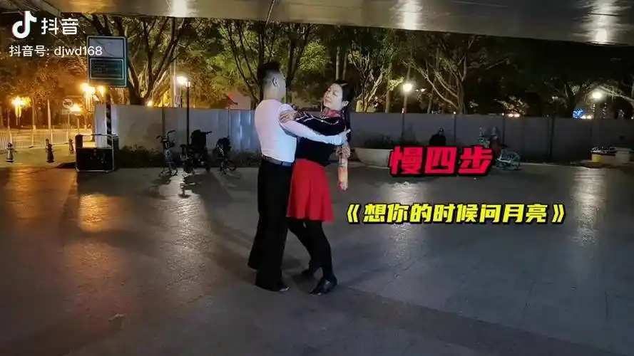 交谊舞慢四步想你的时候问月亮教程演示果断收藏