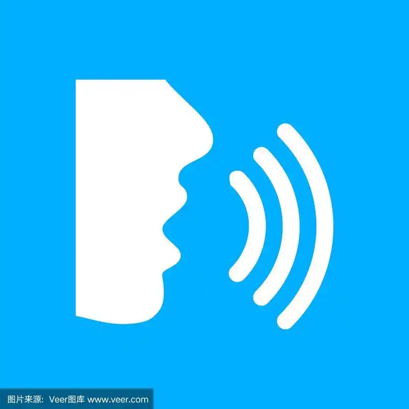 说话图标上的蓝色背景.——smoothseries