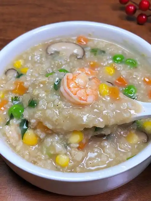 不爱吃早餐的宝快来!这个虾仁藜麦粥好好喝