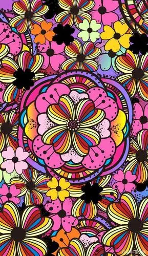 绘画花朵图案,很实用