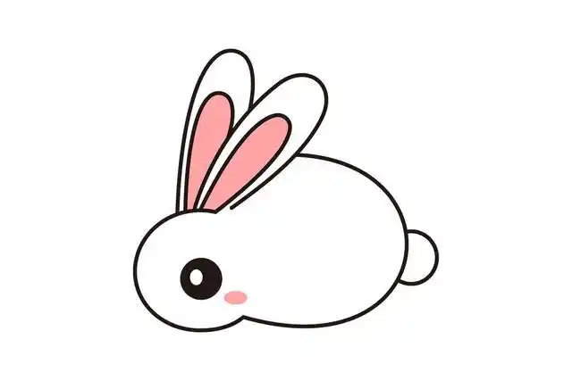 小兔子简笔画教程,简单又可爱,小孩子超喜欢!