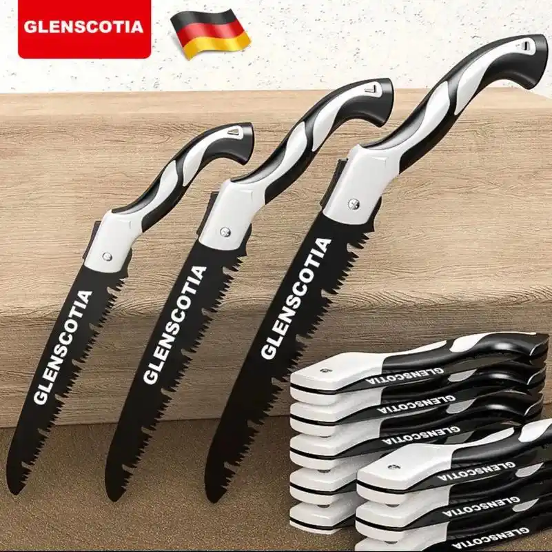 德国折叠锯子锯树砍树锯子进口木工锯钢锯手工锯锯木神器 - 抖音