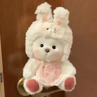 可爱毛绒手工莉娜小熊玩偶女朋友生日礼物可换装颜值公仔玩具莉娜小熊