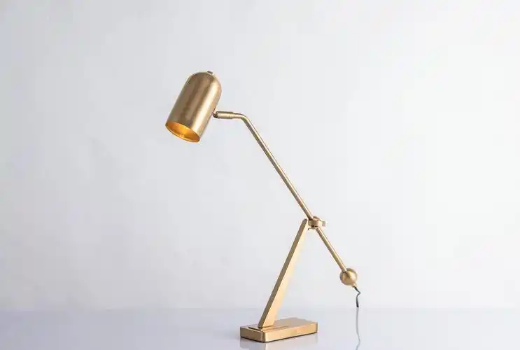 私人定制led欧洲豪华黄金创意可调台灯床头灯办公室台灯