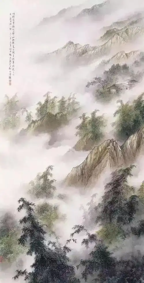 书画联盟丨国画里的雾色山水意境太美啦