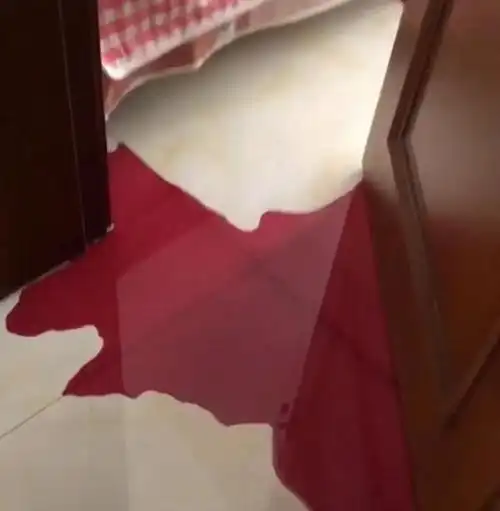 家长回家后发现地上一片血红色仔细一看原来是孩子搞的鬼