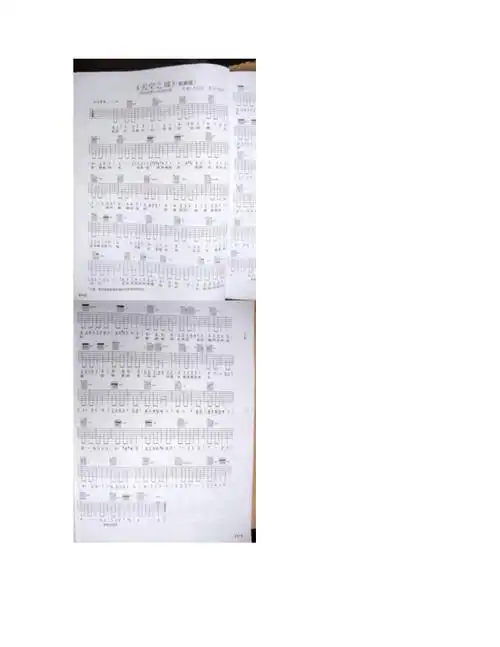 天空之城独奏阿涛指弹吉他谱