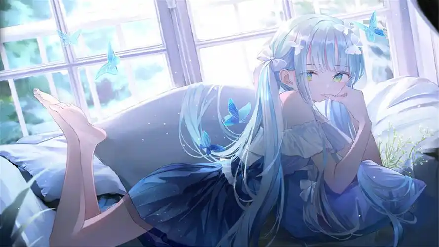 动漫二次元性感美女高清桌面壁纸