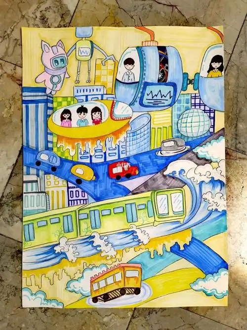 未来城市科幻画