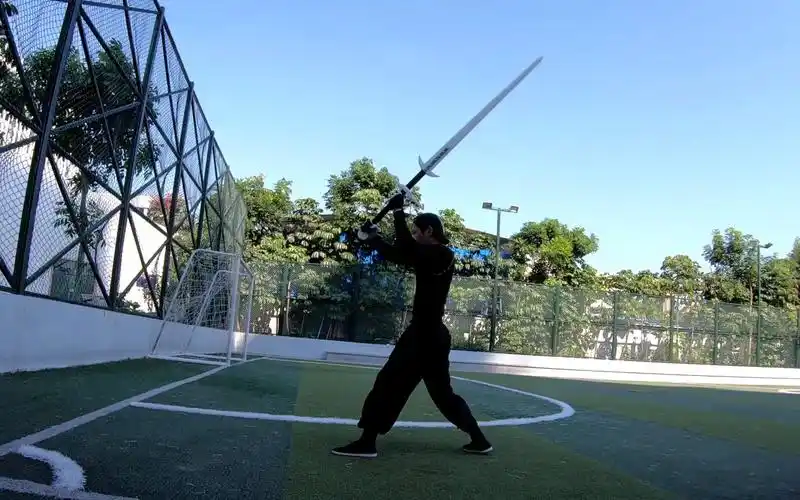 德国双手大剑首次练习_哔哩哔哩_bilibili