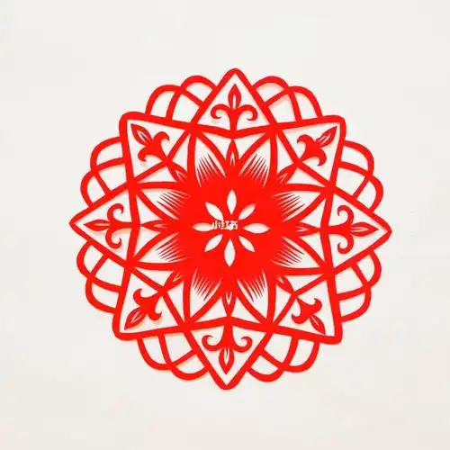 四折剪纸窗花详细图解视频教程