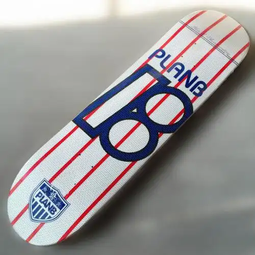 5cn滑板店-美国plan b 滑板团队team款技巧双翘板面8.0包mob砂纸