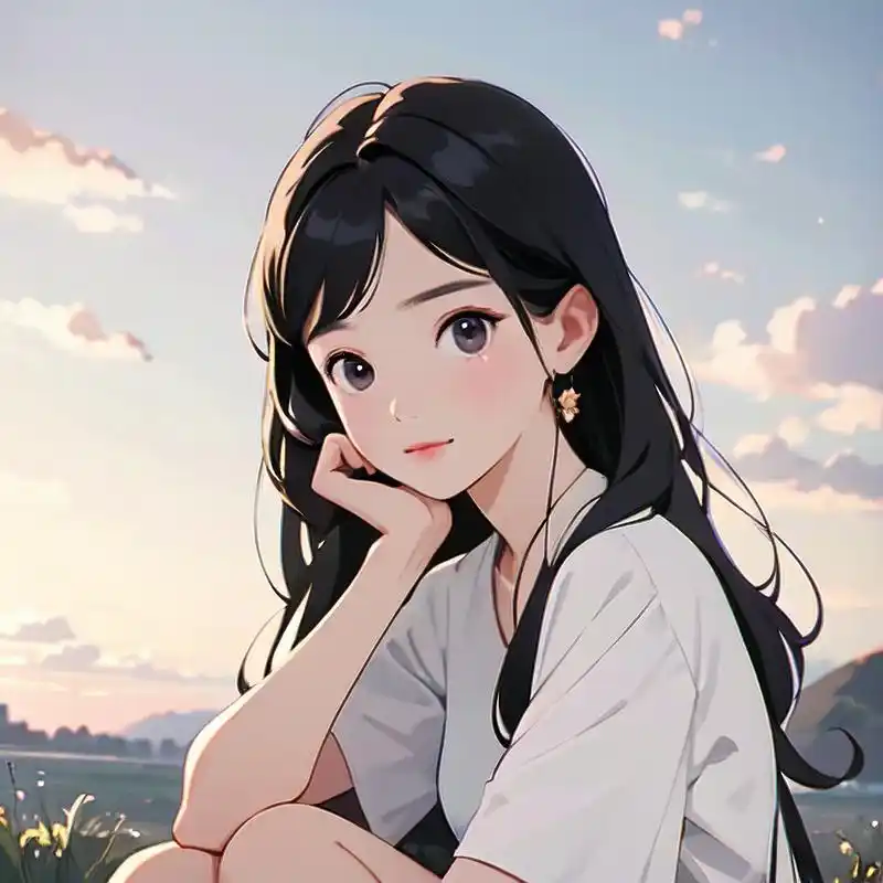 可爱呆萌卡通小女孩头像979978