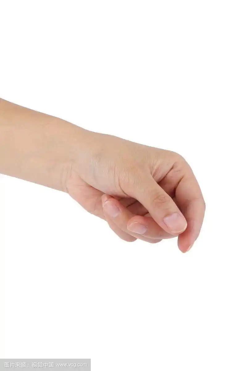 肢体语言手势特写