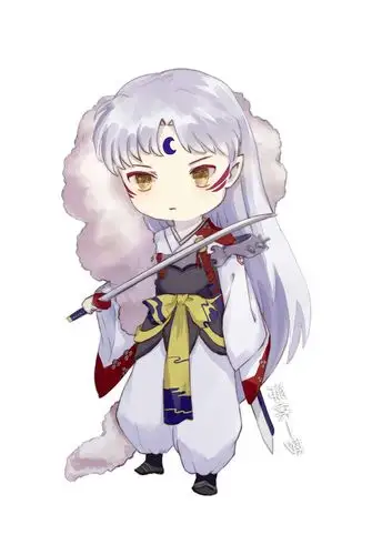 q版杀生丸,童年男神,银发控.