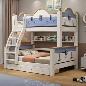 上下床双层床多功能两层小户型儿童子母实木高低双人上下铺双层床