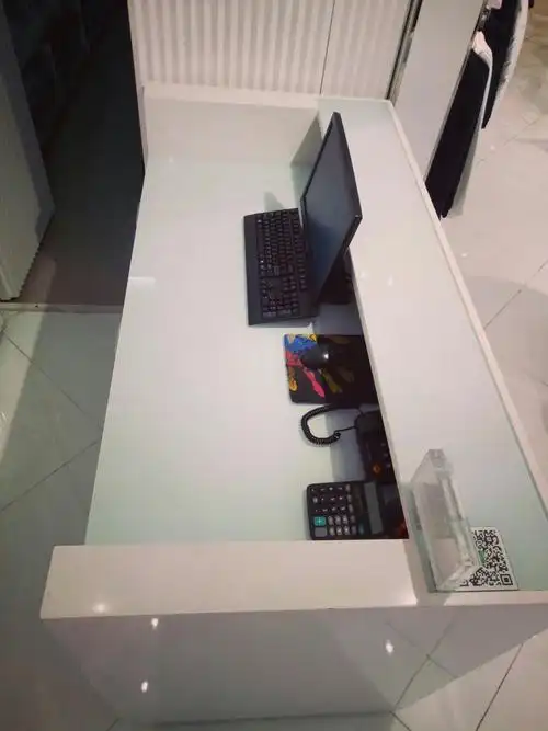 卖场收银台～台面俯视图拍摄